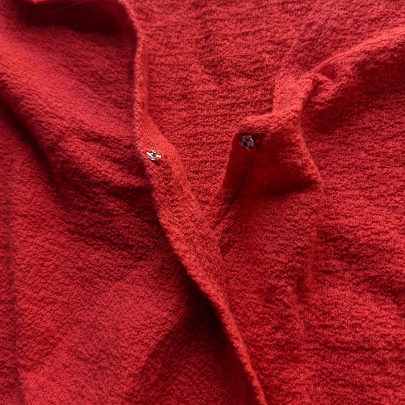 MADEWELL V Neck Surplice Side Front Tie Short Sleeve Top - Picture 3 of 6